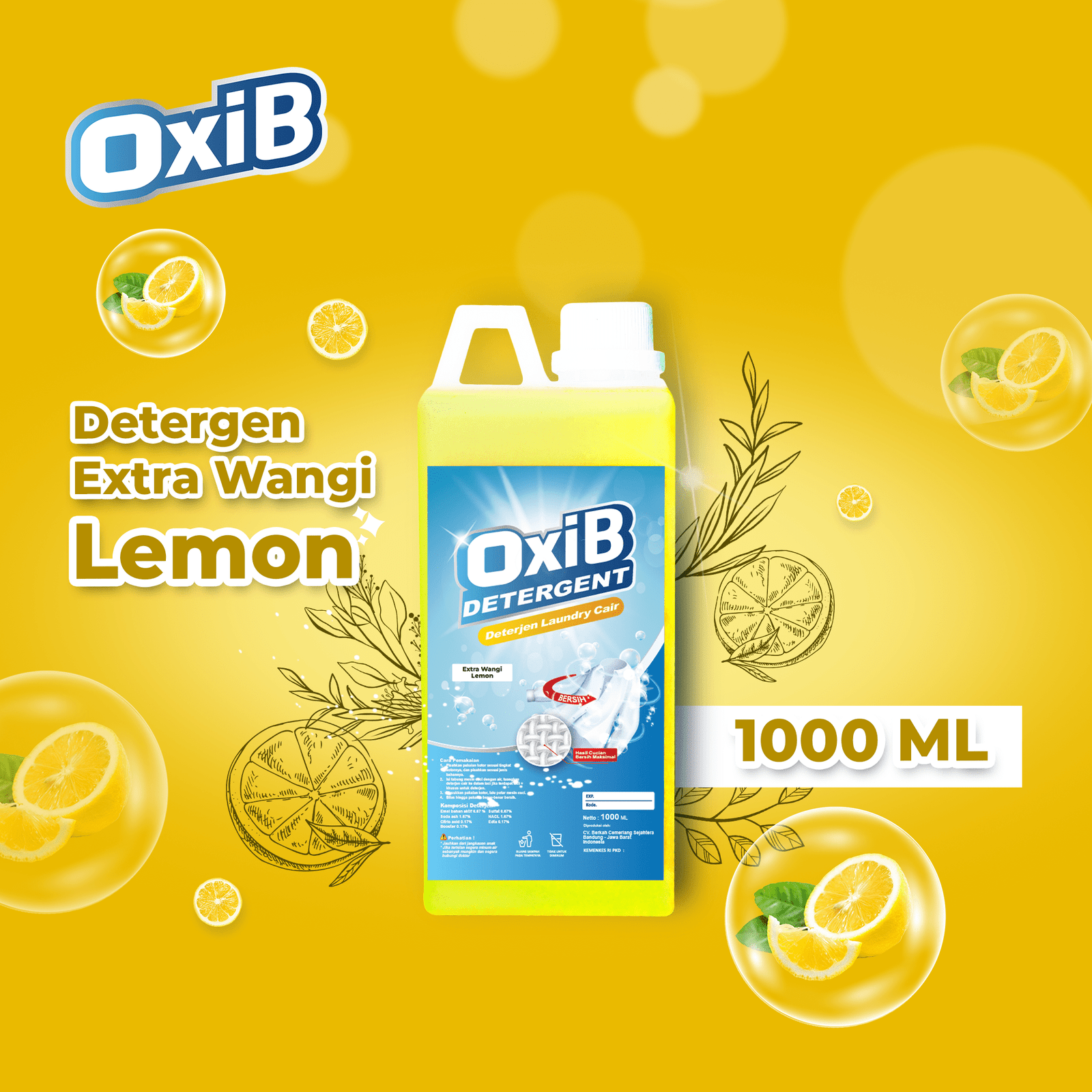Flyer Katalog Detergen Lemon 1000 ML Jerigen-min