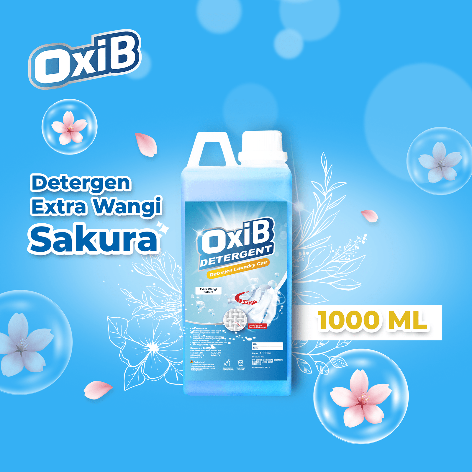 Flyer Katalog Detergen Sakura 1000 ML jerigen-min