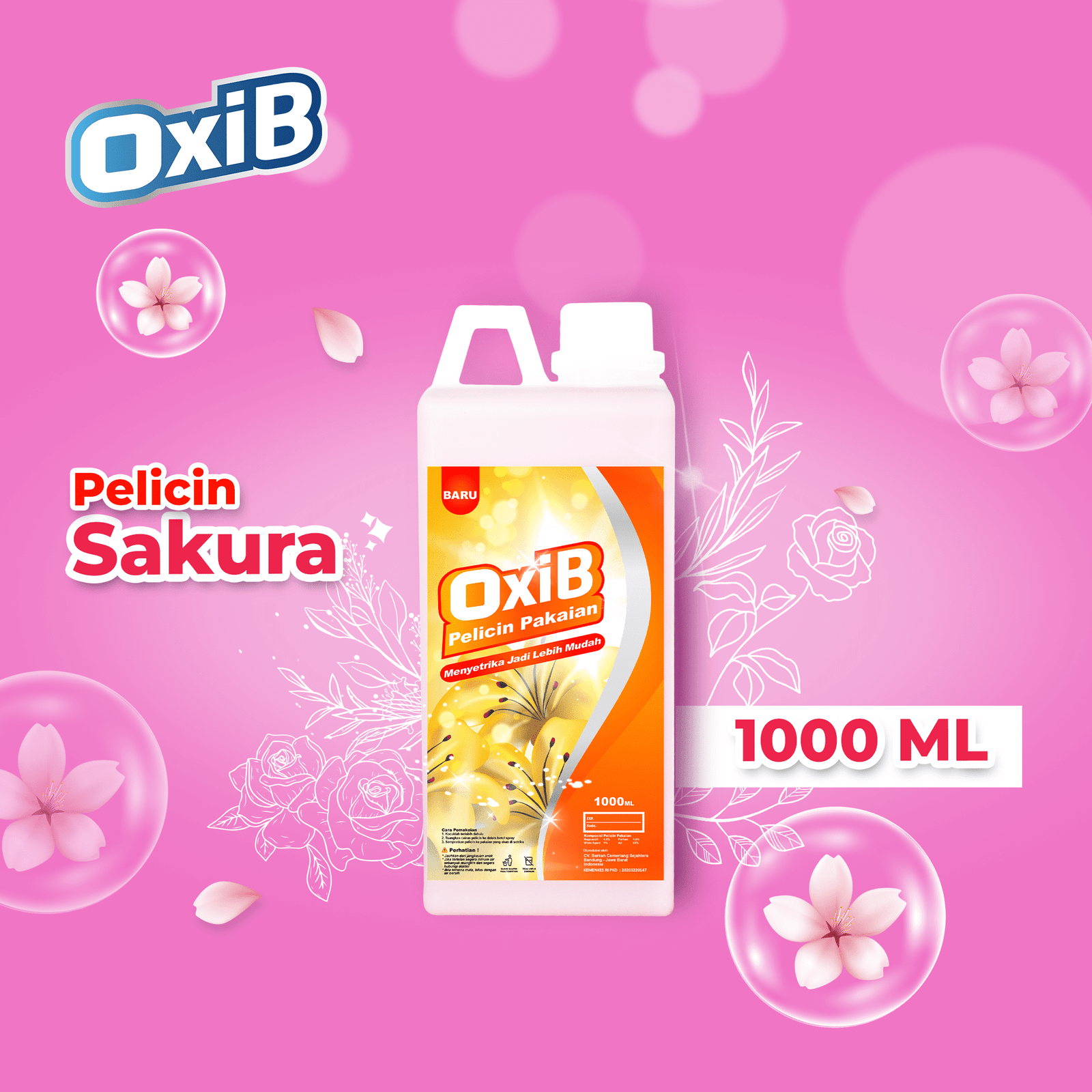 Flyer Katalog Pelicin Sakura 1000 ML