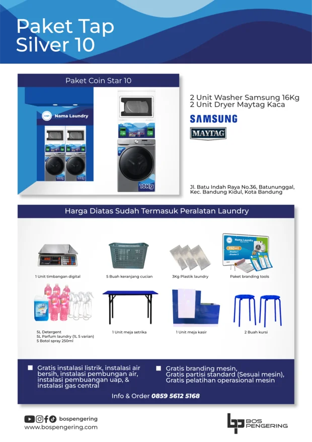 Paket Tap Silver 10