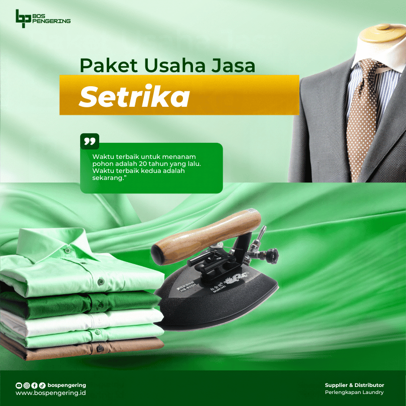 Paket Usaha Jasa Setrika