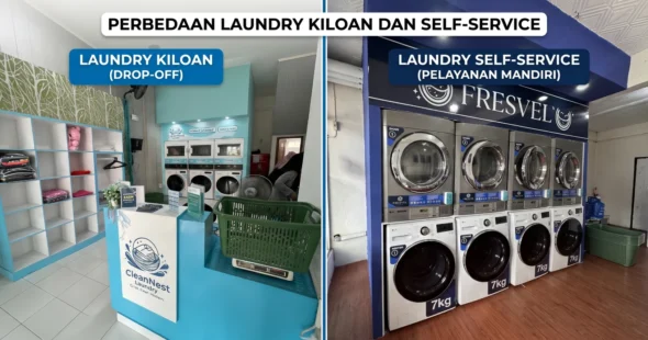 5 Perbedaan Laundry Kiloan dan Self Service yang Jarang Diketahui Orang