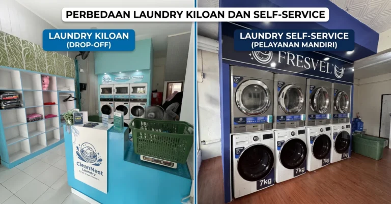 Perbedaan Laundry Kiloan dan Self Service