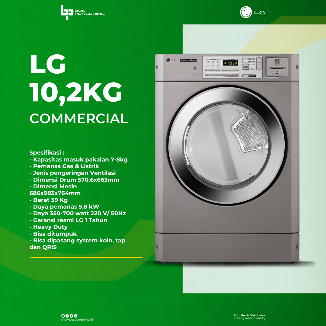 Dryer LG 10,2KG Commercial - 2026