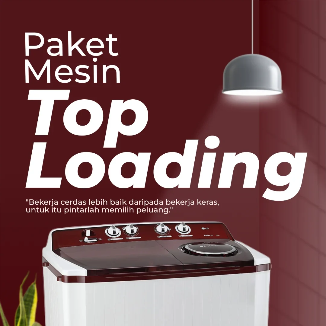 Paket Usaha Laundry Top Loading