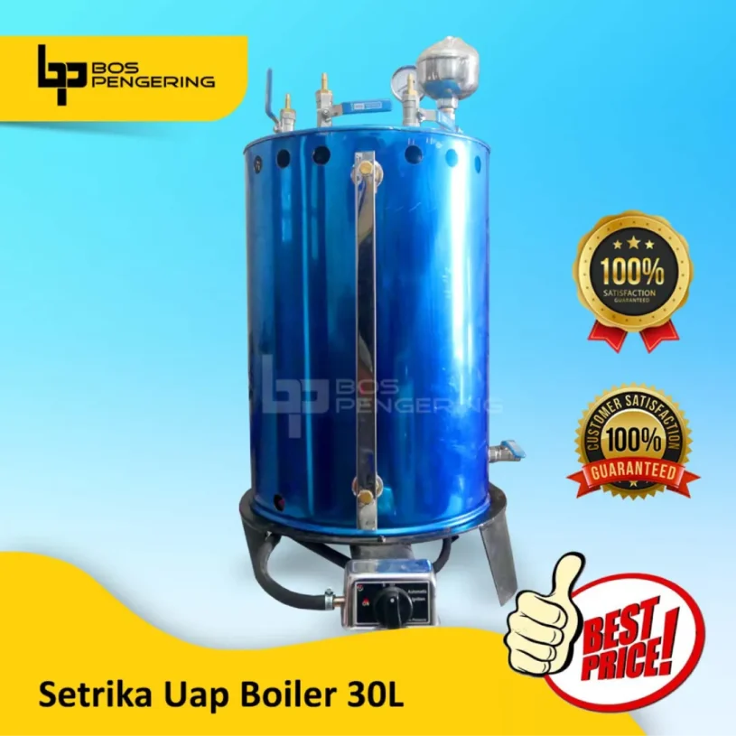 Boiler Setrika Uap 30L untuk Usaha Laundry dan Jasa Setrika